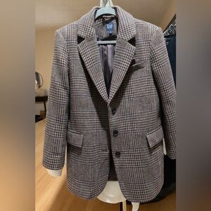 Women's Gap Oversized Wool-Blend Blazer